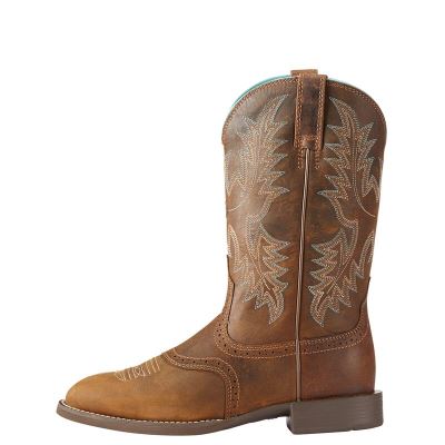 Ariat Heritage Stockman Kahverengi Western Csizma Bayan (33233-286)